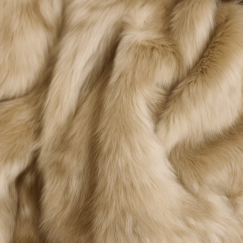 Camel Faux Fur Fabric