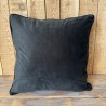 Black Velvet Scatter Cushions | Plain Black Velvet Pillows