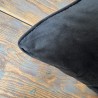 Black Velvet Scatter Cushions | Plain Black Velvet Pillows