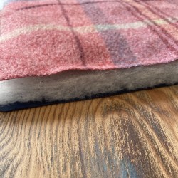 Draagbare Reisdeken met Draaghandvat Rood Tartan
