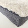 Real Sheepskin Dog Bed | Orthopaedic Memory Foam Pet Bed | Shearling Dog Bed