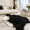 Black & White Icelandic Sheepskin, Natural Icelandic Sheepskin Rug