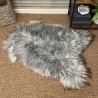 Grey Sheepskin Rug, Natural Grey Icelandic Sheepskin