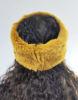 Kalahari Gold Faux Fur Headband Back