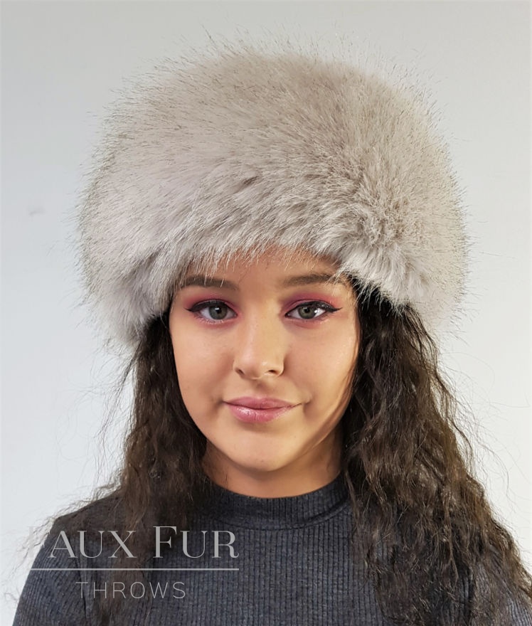 Tissavel Tundra Cream Faux Fur Headband