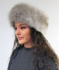 Tissavel Tundra Grey Faux Fur Headband Side